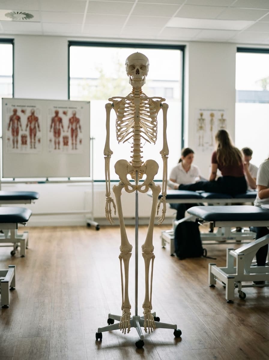 Osteopathie-Ausbildung mit Anatomiemodellen