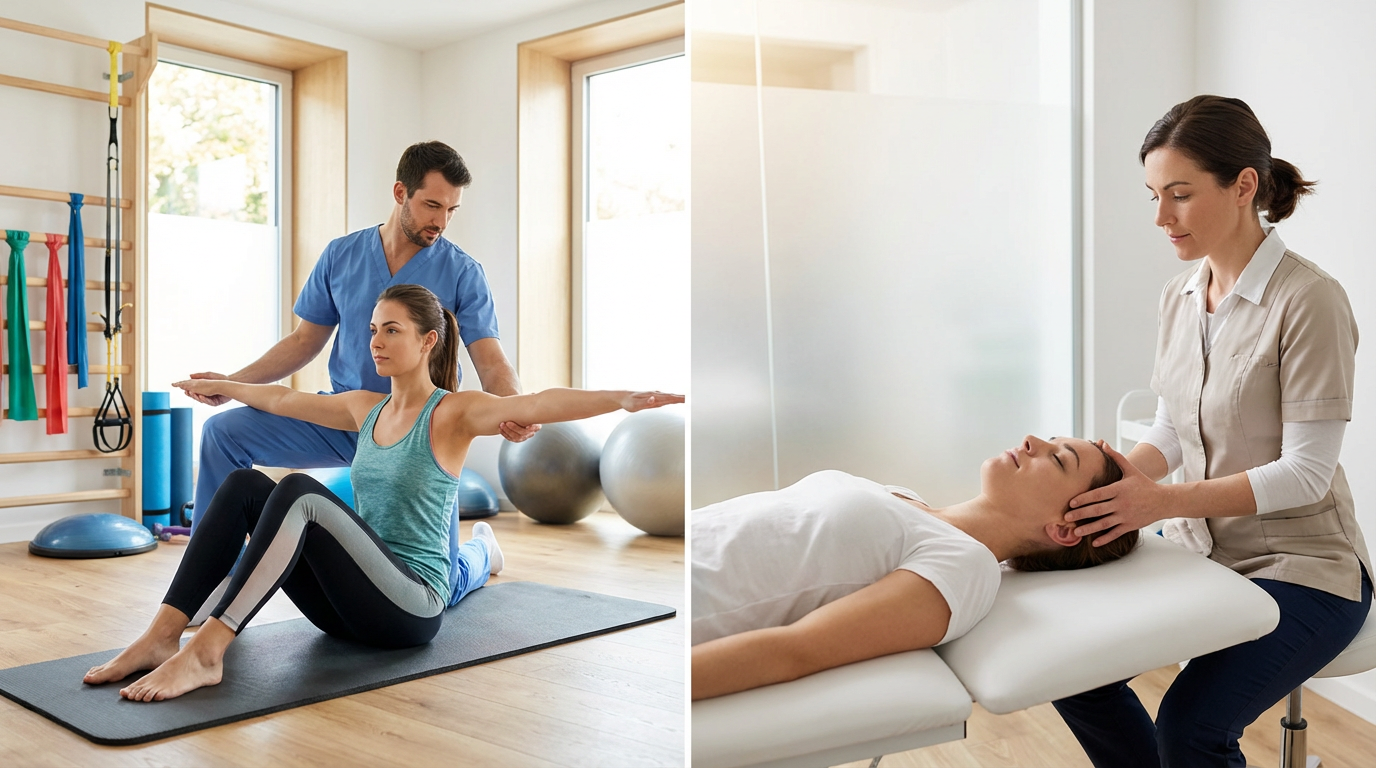 Osteopathie vs Physiotherapie: Unterschiede & Gemeinsamkeiten